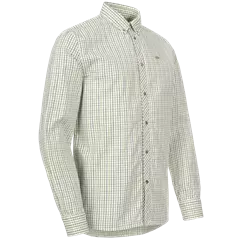 Blaser Tristan 22 férfi hosszú ujjú ing, Olive/beige checked, 3XL