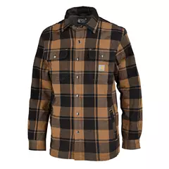 Carhartt Heavyweight Sherpa-Lined flanel ing, carhartt brown, S.