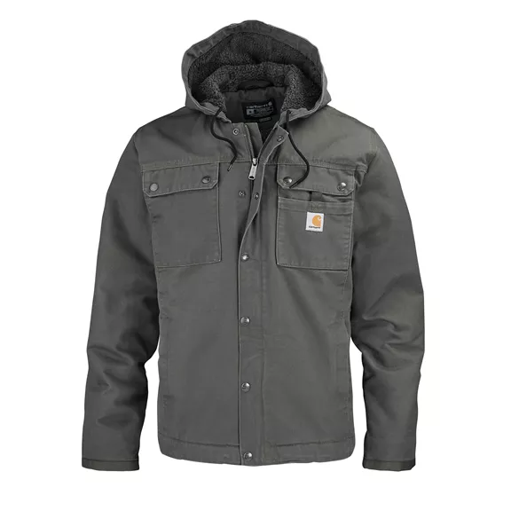 Carhartt Washed Duck Sherpa-Lined férfi dzseki, moss, L.