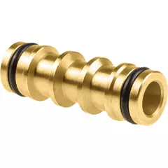 Cellfast Brass tömlő összekötő, kétutas, 1/2", 3/4"