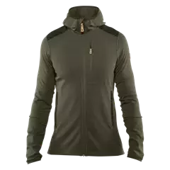 Fjällräven Keb kapucnis fleece, Laurel Green-Deep Forest (625-662), M