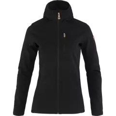 Fjällräven Keb női kapucnis polárdzseki, Black (550), XS