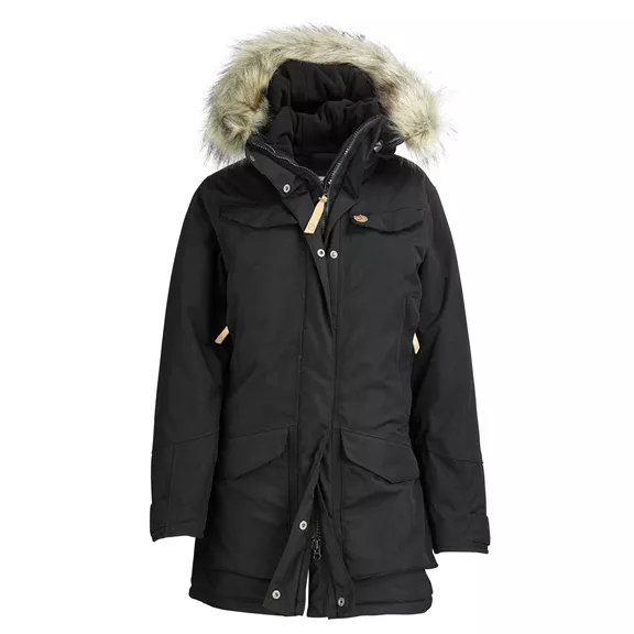 Fjällräven Nuuk Női téli kabát, Black, S