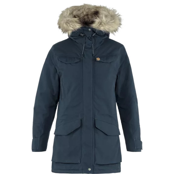 Fjällräven Nuuk Parka női téli kabát, Dark Navy, M