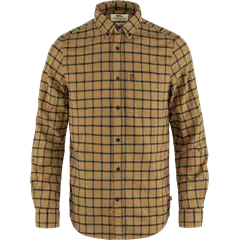 Fjällräven Övik Flannel férfi ing, buckwheat brown-dark navy, XXL