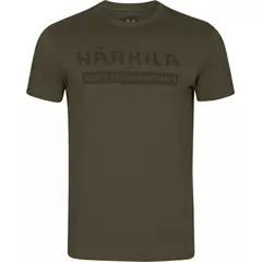 Härkila Logo férfi póló, Willow green, L