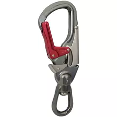 ISC Swivel Eye Tri Lock, Alu karabiner kampó