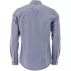 OS-Trachten Slim Fit hosszú ujjú ing, mittelblau, 43/44