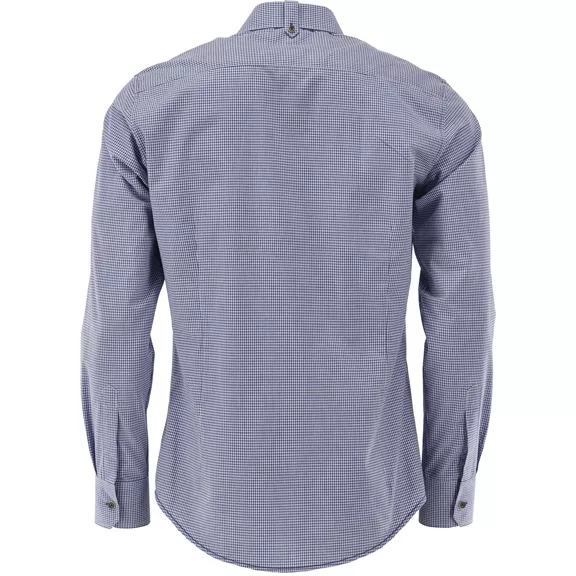 OS-Trachten Slim Fit hosszú ujjú ing, mittelblau, 45/46